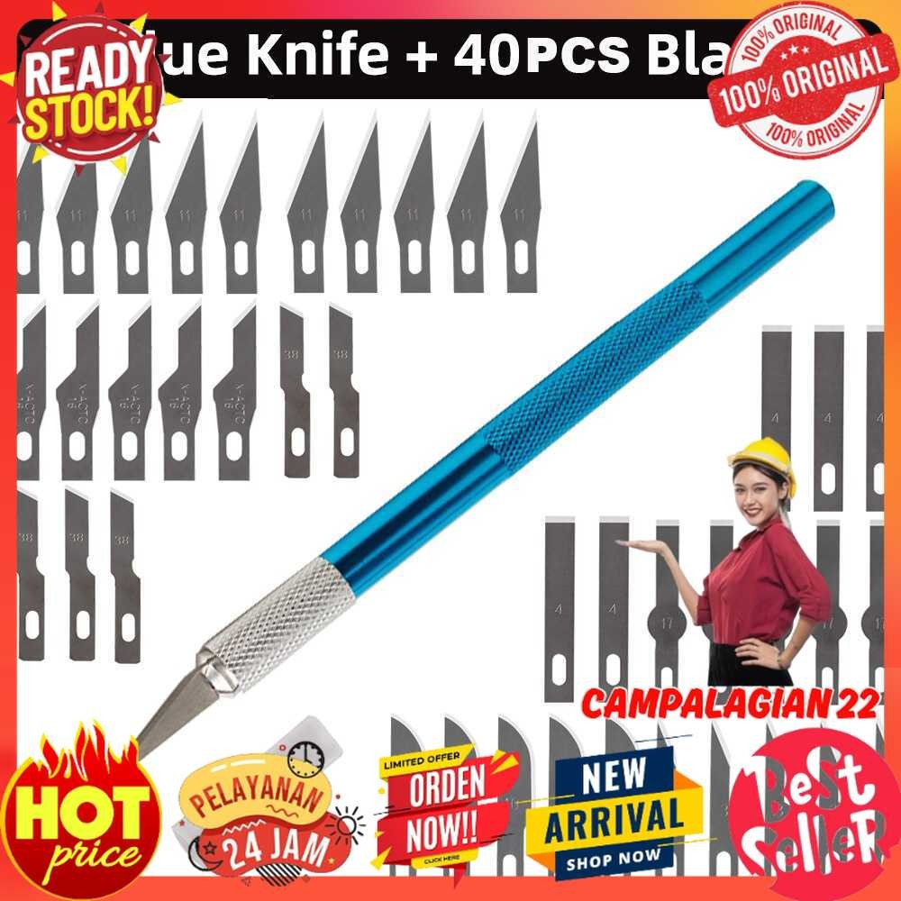 

KUAIQU Pisau Ukir Carving Art Hobby Knife Cutter Blade - 9309