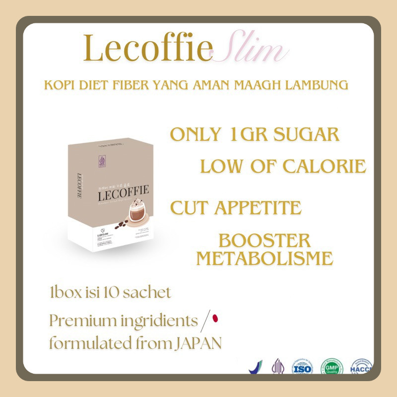 

sudah READY ️ LECOFFIE KOPI FIBER DG PROTEIN