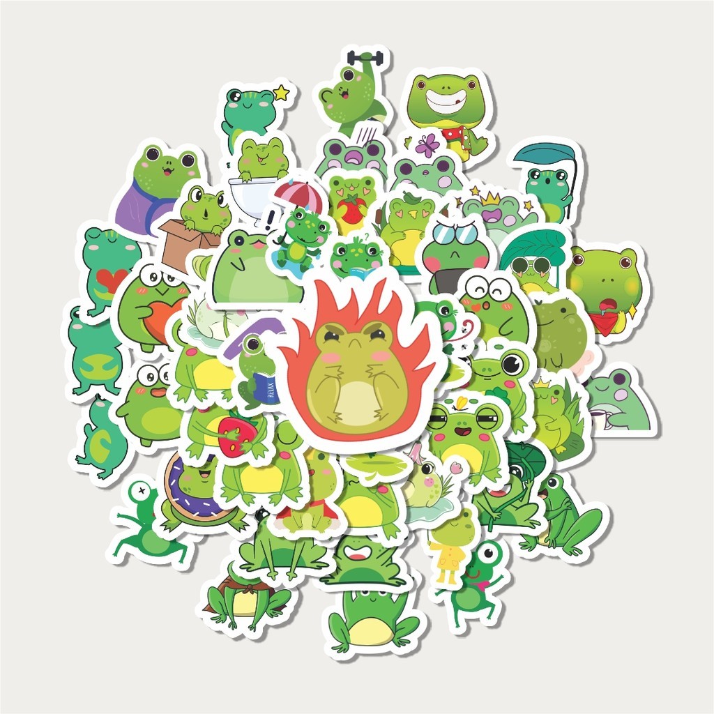 

Sticker Pack Sticker Hewan Katak | Sticker TUMBLR | Stiker LAPTOP KOPER HELM