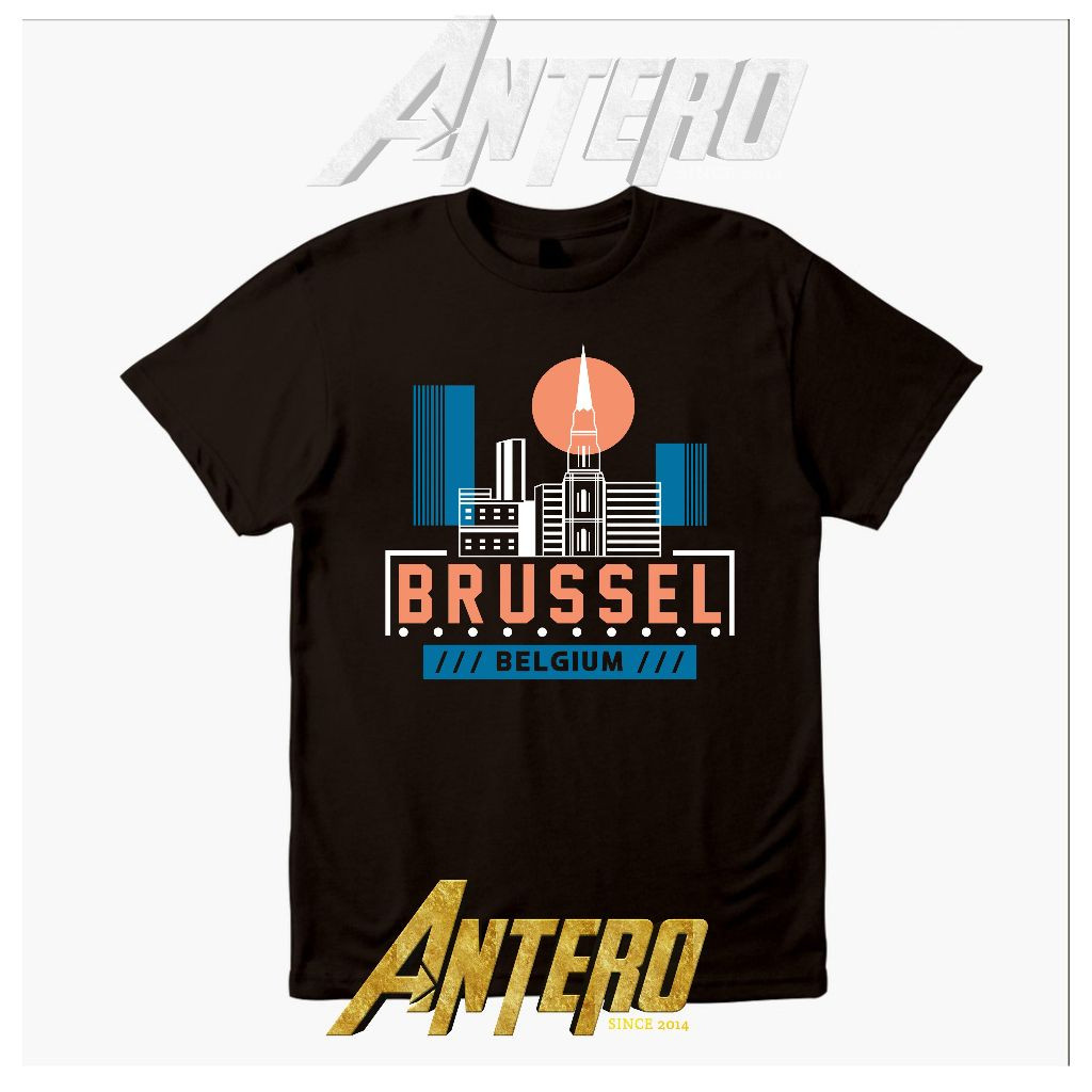 Kaos Distro ibu kota Brussel negara belgia belgium Dewasa dan Anak _Vimelnesha