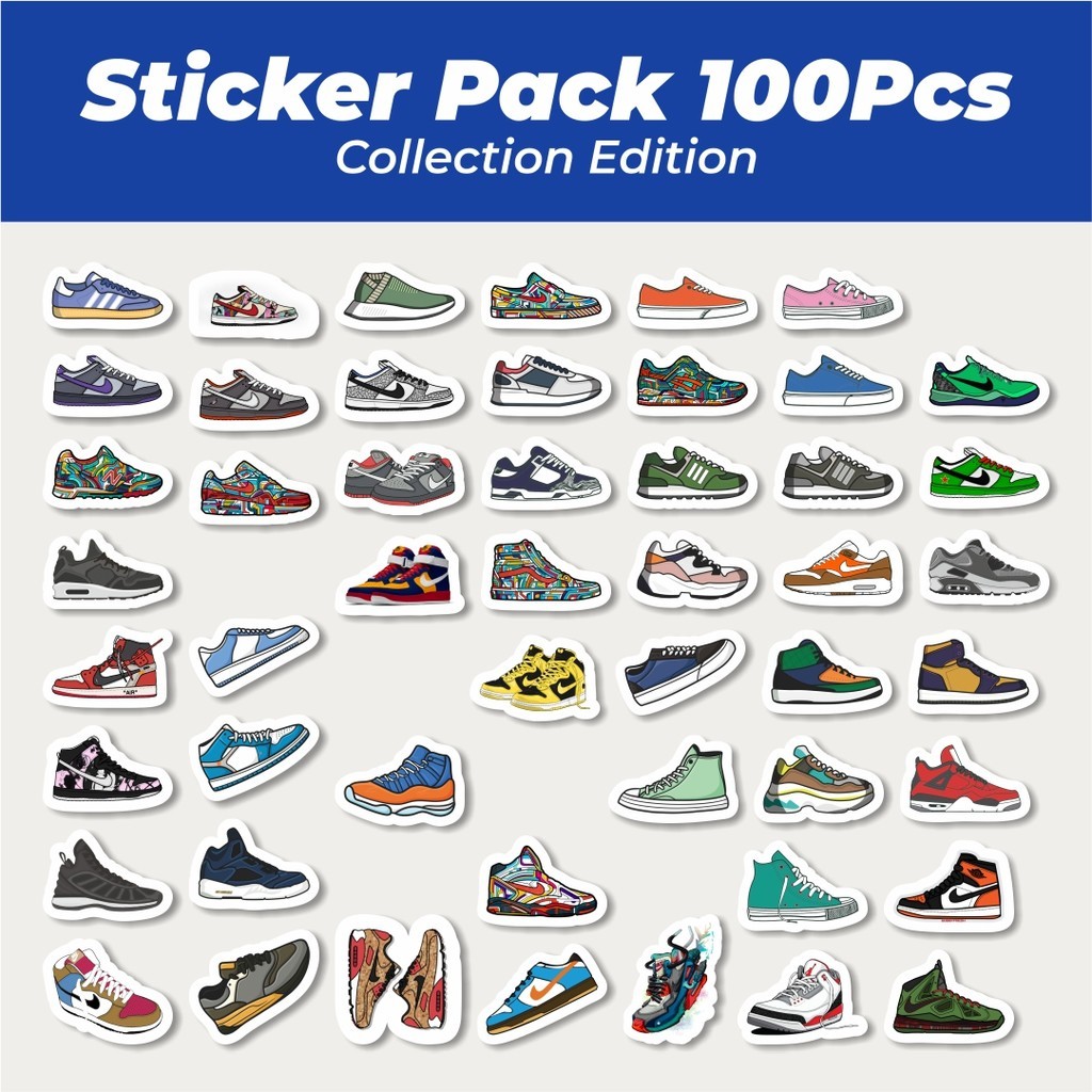 

Hot Sticker Sepatu Sticker Lucu Anti Air Stikers Berperekat Waterproof Sticker Decal Buat Motor Helm Buku Journal Koper Casing HP Laptop Botol Minum