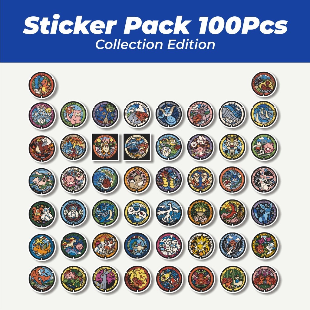 

Hot Stiker Pokemon Newst Lucu Anti Air Stikers Berperekat Waterproof Sticker Decal Buat Motor Helm Buku Journal Koper Casing HP Laptop Botol Minum