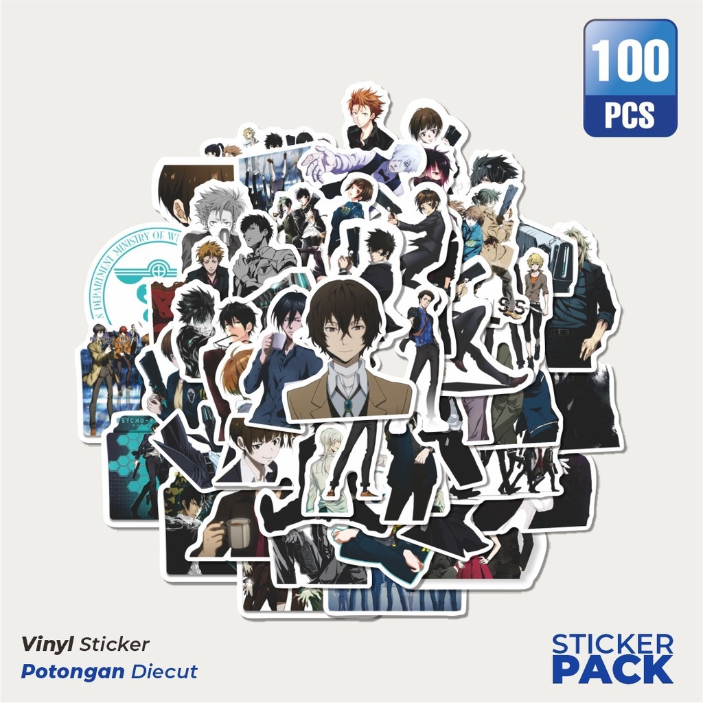 

Stiker Vinyl Stiker Anime Psycho Pass (Saiko Pasu) Sticker Waterproof Aesthetic- Untuk Laptop, Motor, dan Helm - Paper Stationery Pack