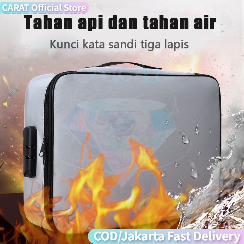 ZW36 CARAT Tas penyimpanan dokumen tahan api dan rak dokumen folder dua bagian
