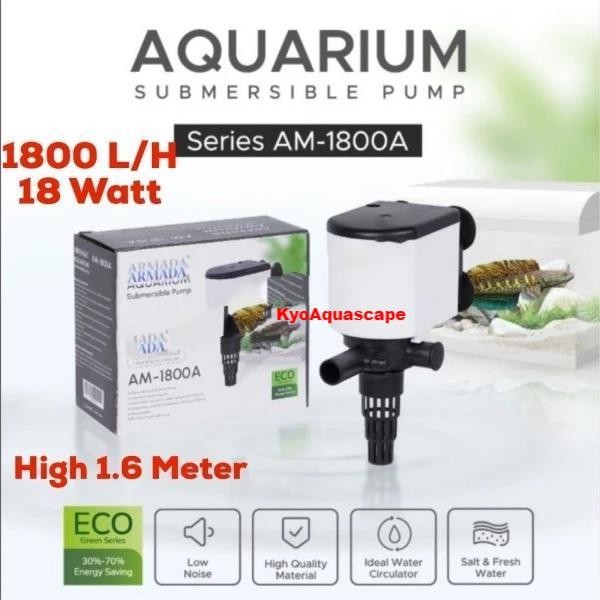 ARMADA AM 1800 A POWER HEAD Mesin Pompa Celup Filter Aquarium Aquascap