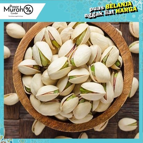 

Kacang Arab Pistachio Pistacio Roasted Panggang 1Kg | Organik Alami Original Food Hijau Kering