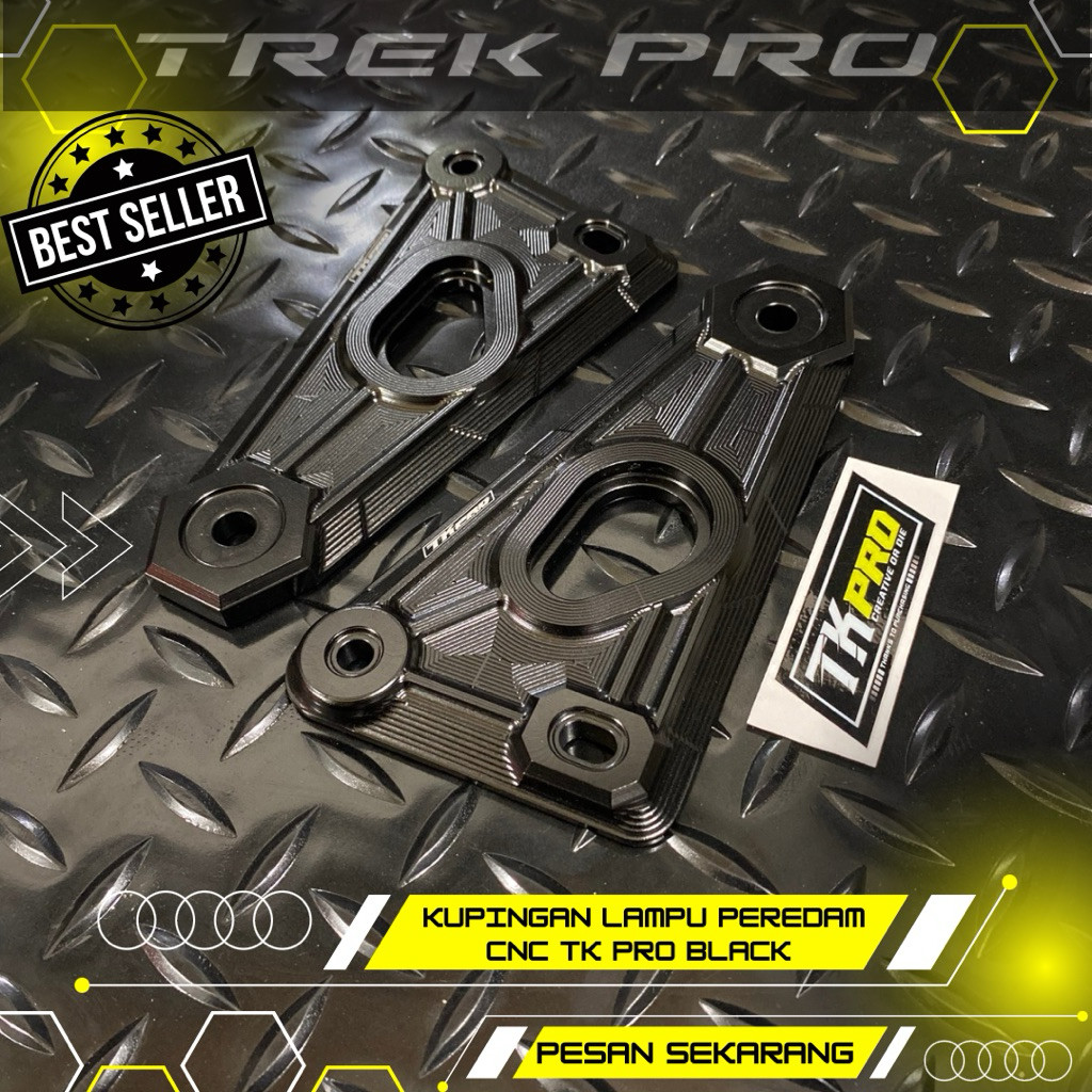 KUPINGAN LAMPU DEPAN RX-KING PEREDAM CNC TK PRO