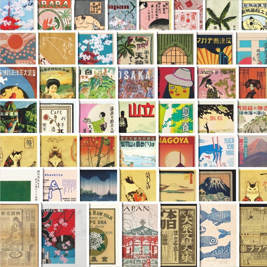 

Stiker Cutting Pack Stiker Poster Tokyo City Jepang Isi 100Pcs Series Aesthetic Lucu Keren Untuk Koper Bahan Vynil