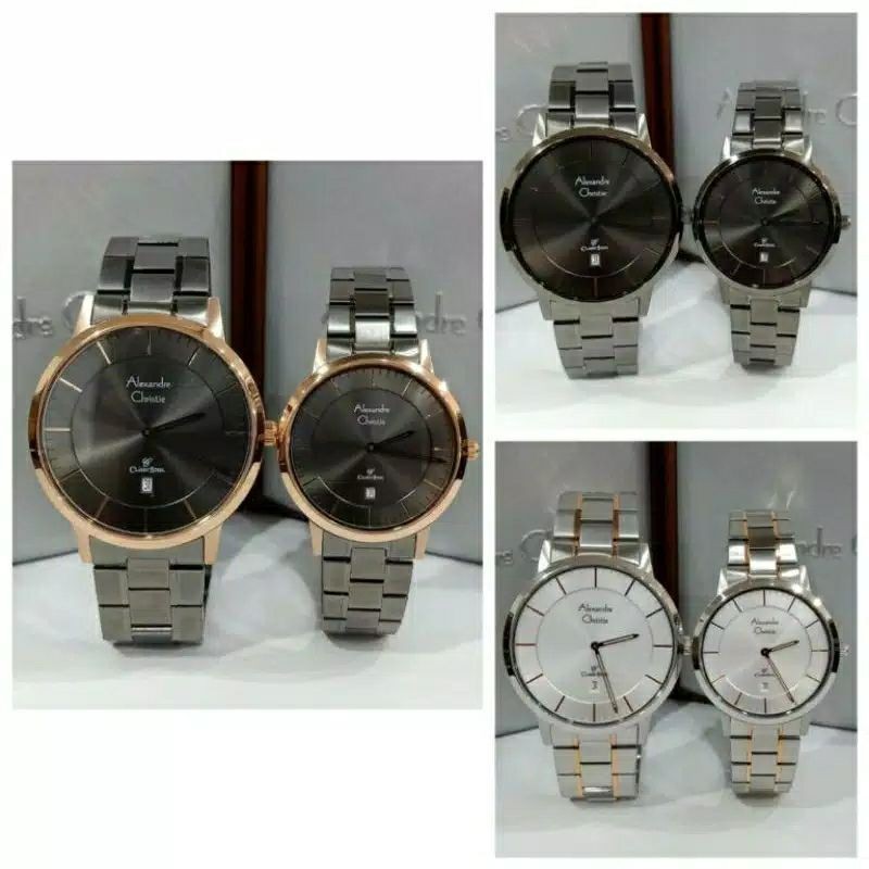 Jam Tangan Alexander Pria/Wanita/Couple Alexandre Christie 8639 AC8639