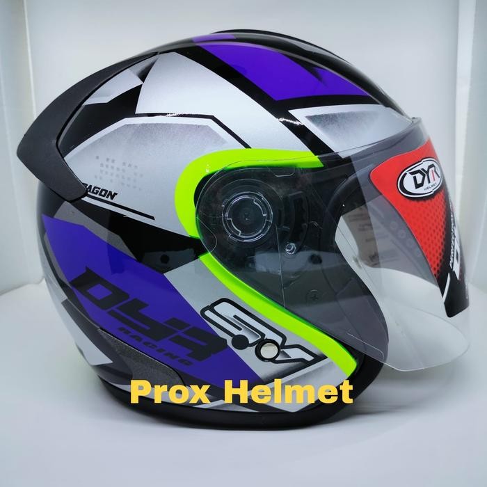 Helm Half Face Dewasa DYR Invation Dragon Original Prox Helmet - M