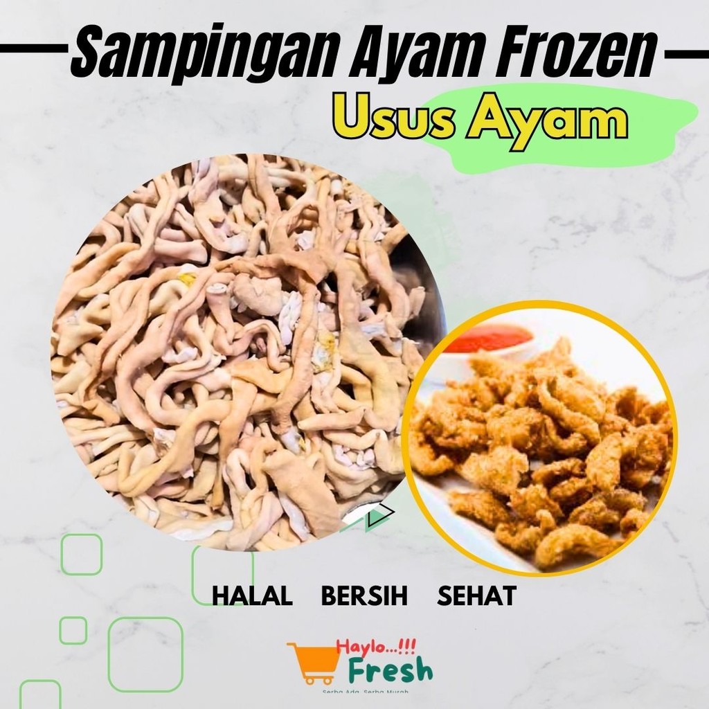 

USUS AYAM – FRESHLY FROZEN | 1 KG | HALAL & NKV – HAYLOFRESS