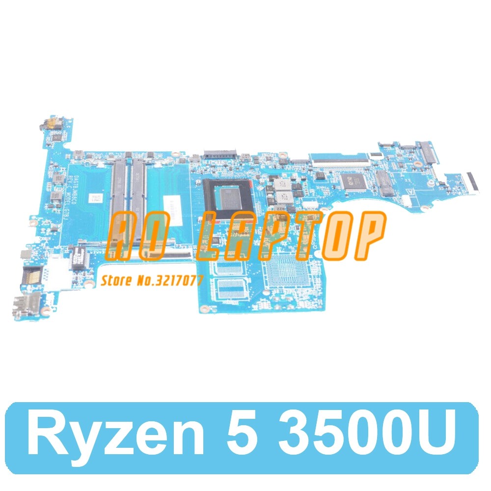 For HP 15-cw TPN-Q210 Pavilion Laptop PC Motherboard 15.6"  Ryzen 5 3500U DDR4 L46710-601 L46710-001