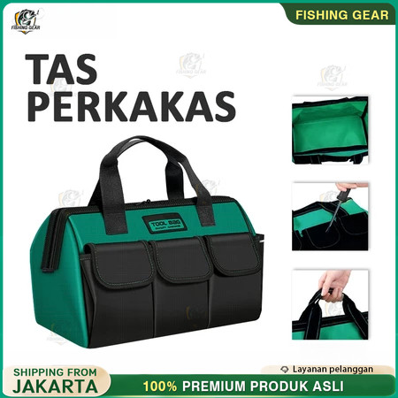Toolbag 13 inch Kain Oxford Tebal Tas Alat Perkakas Kuat Tas Perkakas Toolkit Tool Kit/Tas Perkakas 