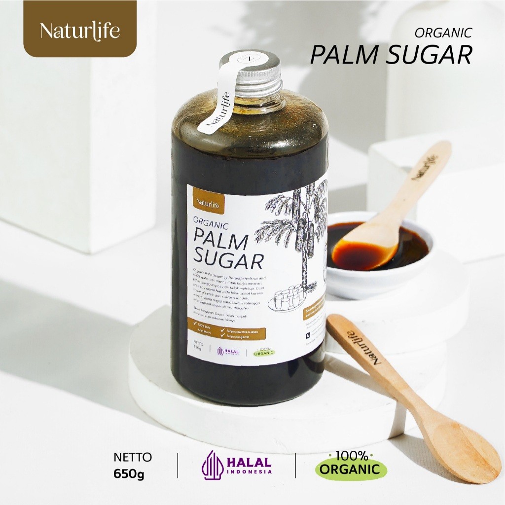 

Gula Aren Cair 650g Murni Asli 100% Premium Organik Liquid Palm Sugar Organik Cair untuk Kopi Nutrifarm / Beorganik / Dari Bumi / Safiya / Galleo