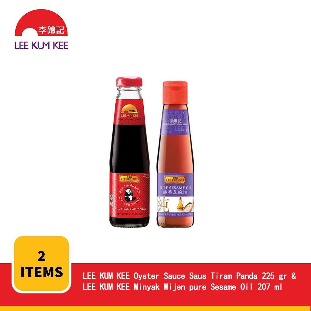 

LEE KUM KEE Saus Tiram Cap Panda 255gr & LEE KUM KEE Minyak WIjen Murni 207ml