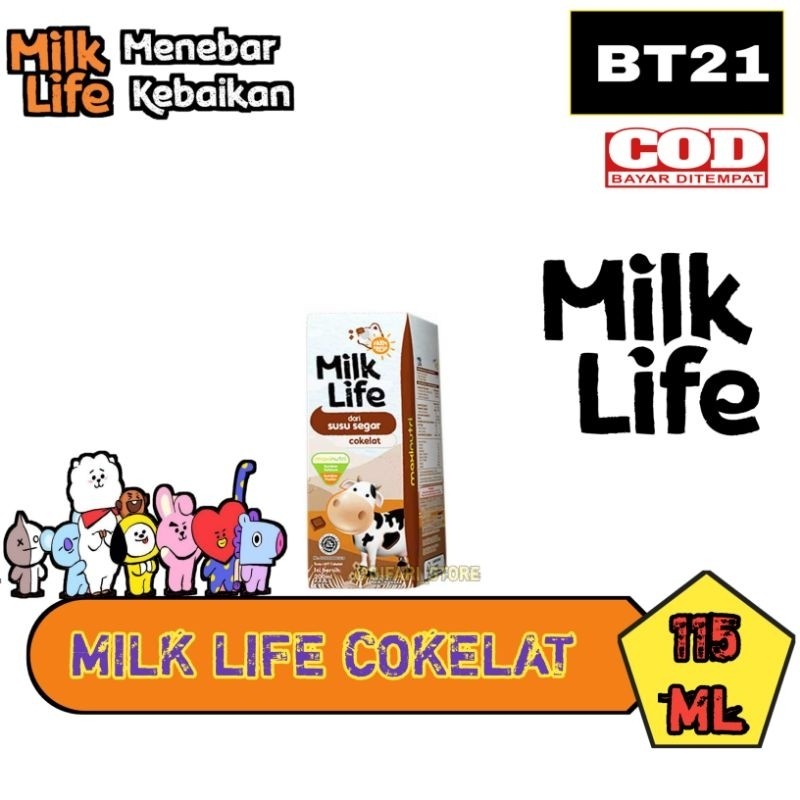 

MILK LIFE susu uht chocolate ( 115ml / 10pcs )