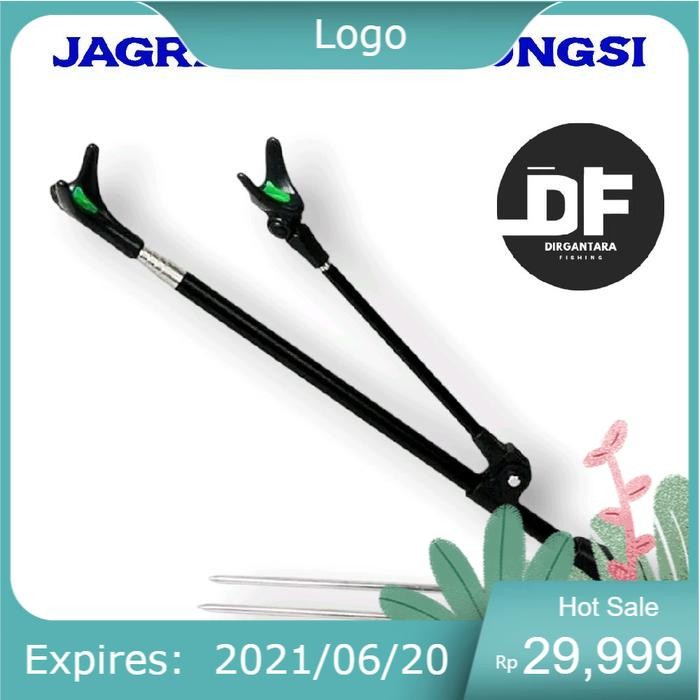 Jagrak Tegek Multifungsi Alat Pancing Stainless Steel ABS7# Bracketpancing Joran - 150cm LR12