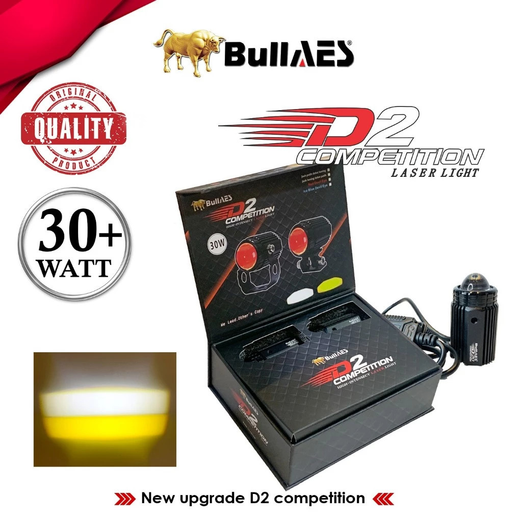 Lampu Tembak Laser D2 Pro Q2 Pro Laser Output BULLAES LUMINOS