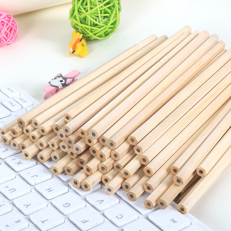 

50-400pcs/ lot Kawaii Natural Wood Pencil HB Black Hexagonal Non-toxic Children Pencil Cute Stationery Office School Supplies