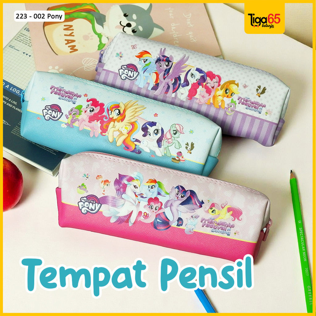 

Tempat Pensil / Kotak Pensil Zipper / Pencil bag 223-002 Pony