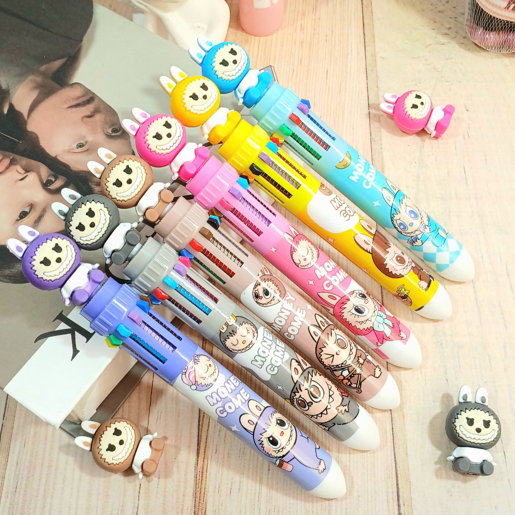 

PROMO !!! Pulpen 10 Warna LABUBU Cute Lucu / Pen Cetak 10 Warna Labubu Kekinian Favorit Anak Kualitas Terbaik Stationary Fancy Harga Termurah Bisa Grosir dan COD