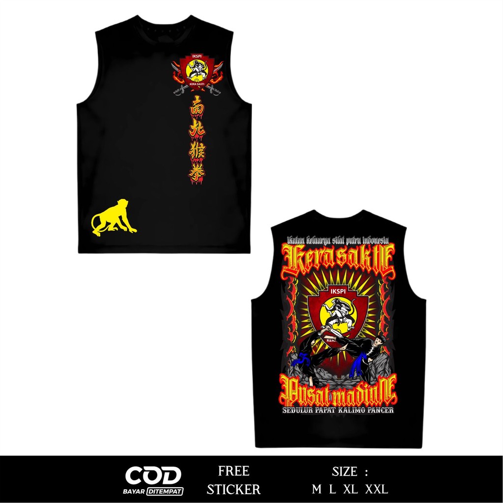 Singlet -IKSPI Singlet IKSPI Terbaru-Kaos IkSPI Sedulur Papat Kalimo Pancer -Singlet Distro Terbaru-