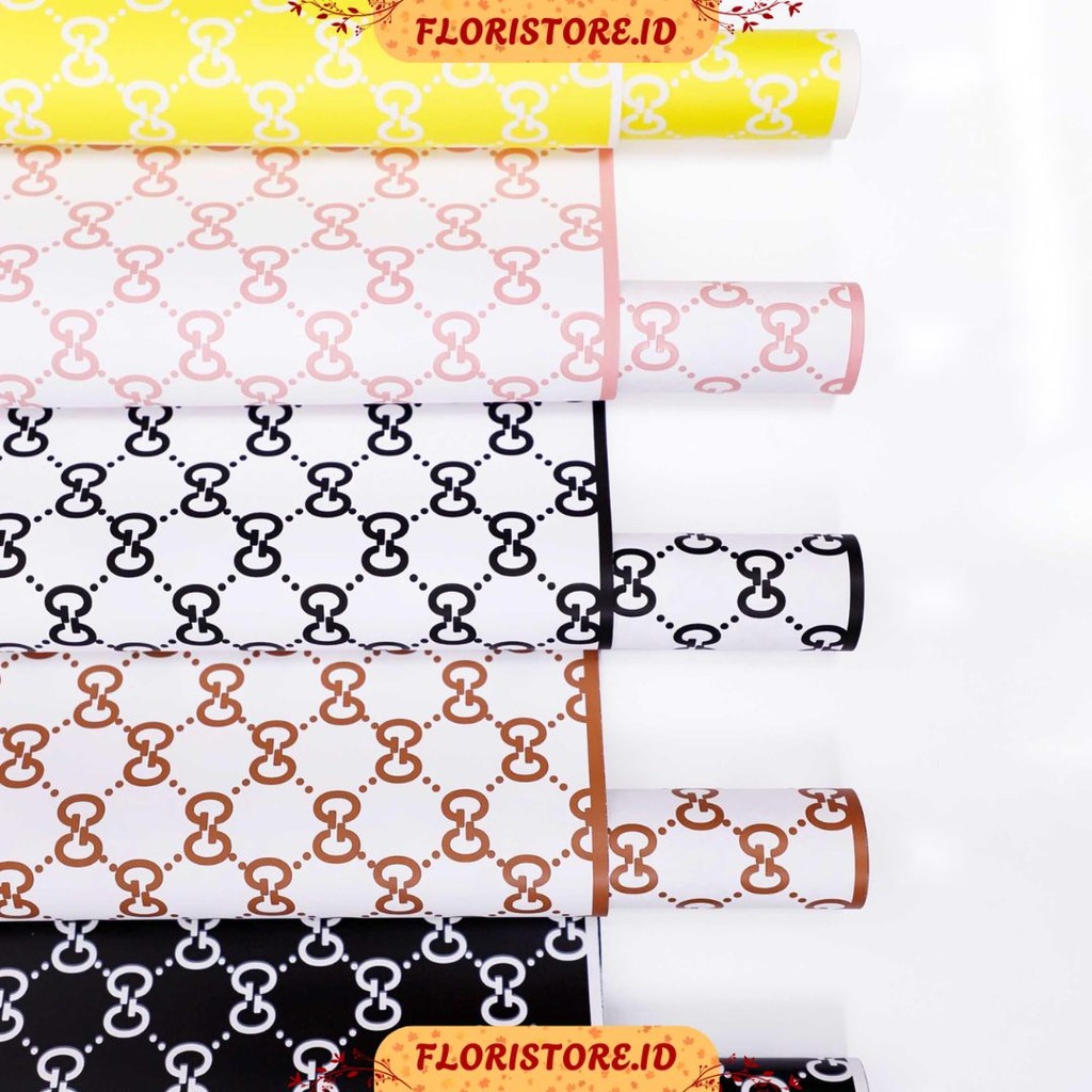 

GUCCI PATTERN PAPER / CELLOPHANE / FLORIST PAPER / KERTAS BUKET BUNGA / WRAPPING WRAPPER