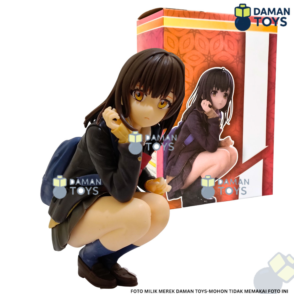 Ogiwara Sayu Figure Hige Wo Soru Soshite Joshikousei Wo Hirou Squatting