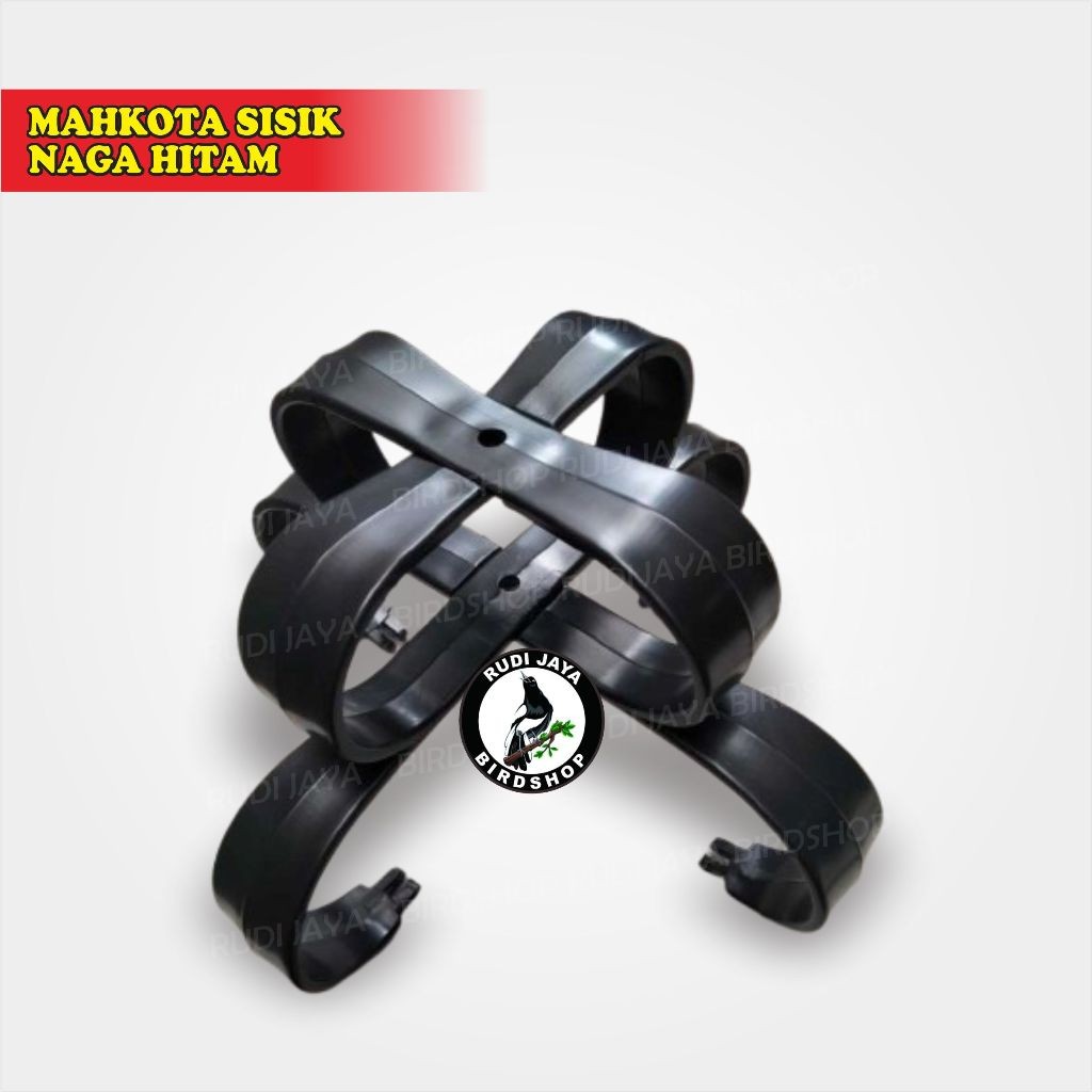 MAHKOTA MURAI SISIK NAGA EBOD JAYA 1 SET 1 PASANG BAHAN PLASTIK MAHKOTA SANGKAR KANDANG MURAI ANIS