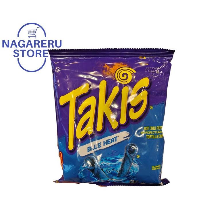 

Takis blue heat hot chili pepper 92.3gr