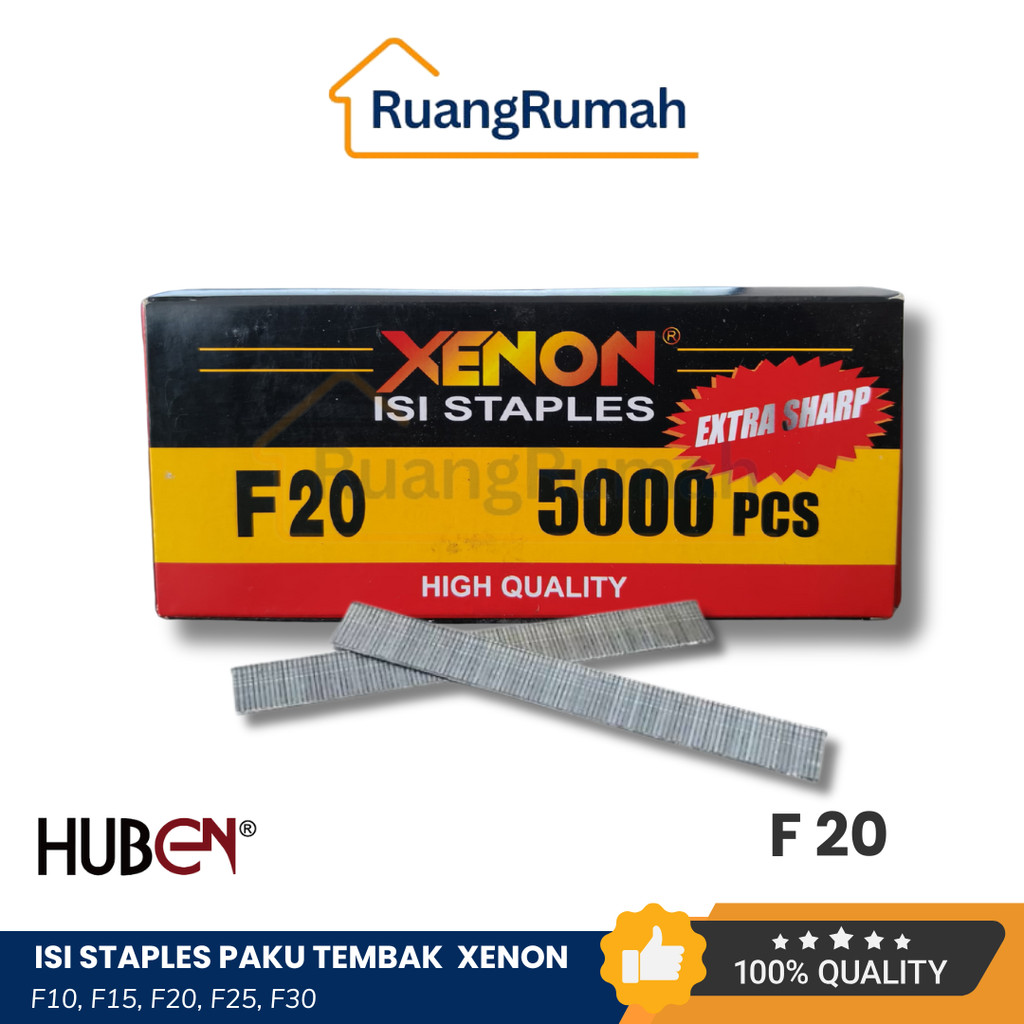 

(Grosir) Xenon Isi Paku Tembak Angin Staples Gun Tacker F20
