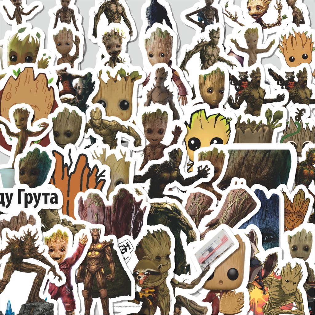 

Stiker Cutting Pack Stiker Groot Series A Marvel Superhero Isi 100Pcs Series Aesthetic Lucu Keren Untuk Koper Bahan Vynil