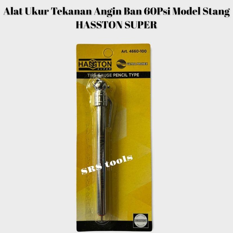 HASSTON Prohex Alat Ukur Tekanan Angin Ban 50 Psi - Ukuran Angin Pen Taiwan