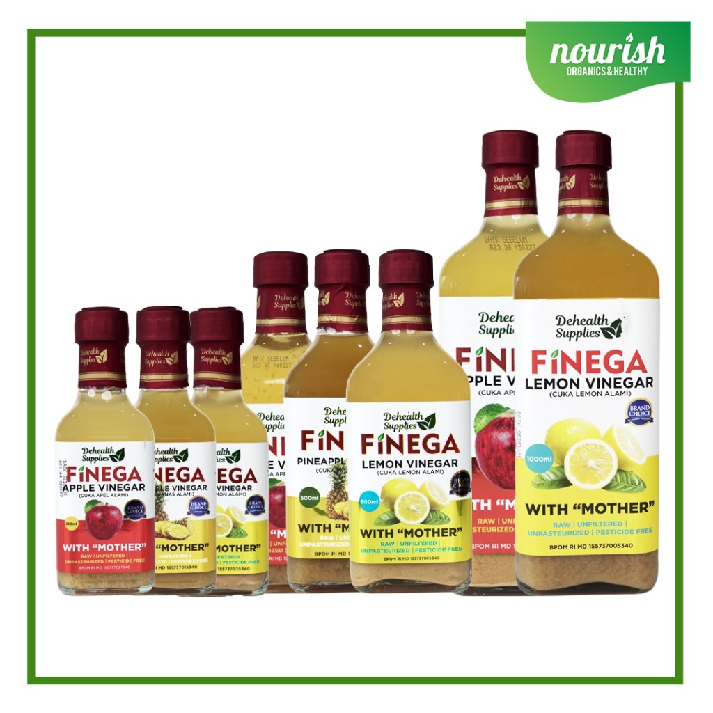 

JAMIN MURAH !!!Finega, Apple Vinegar (cuka apel alami) with the mother 250 ml(BISA LANGSUNG ORDER)