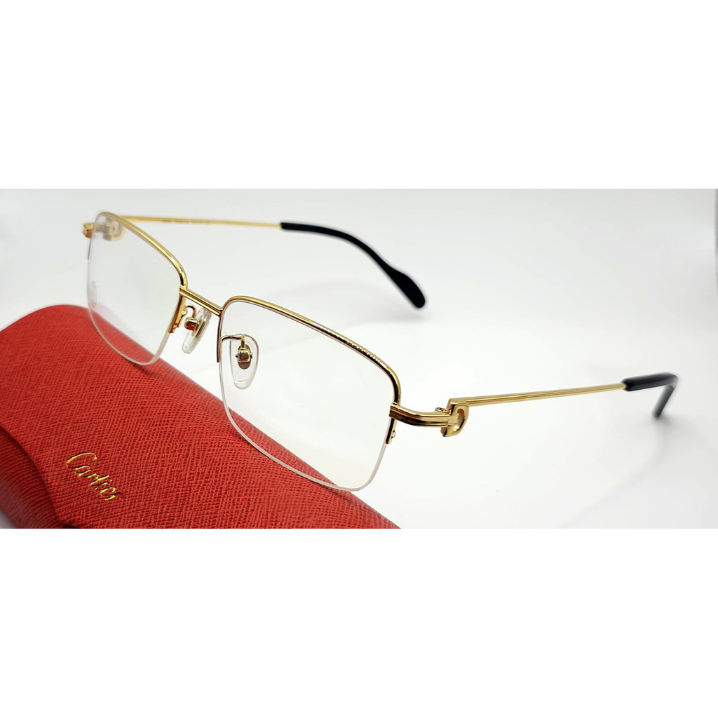 Kacamata Half Frame CART PURE Titanium CT0262 Kacamata Half untuk Pria Wanita