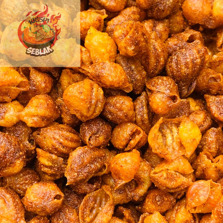 

Seblak krispi 250 GR- MAKARONI KERANG DAUN JERUK BY SIEBEREM SNACK KHAS - KRIUK TIDAK KERAS