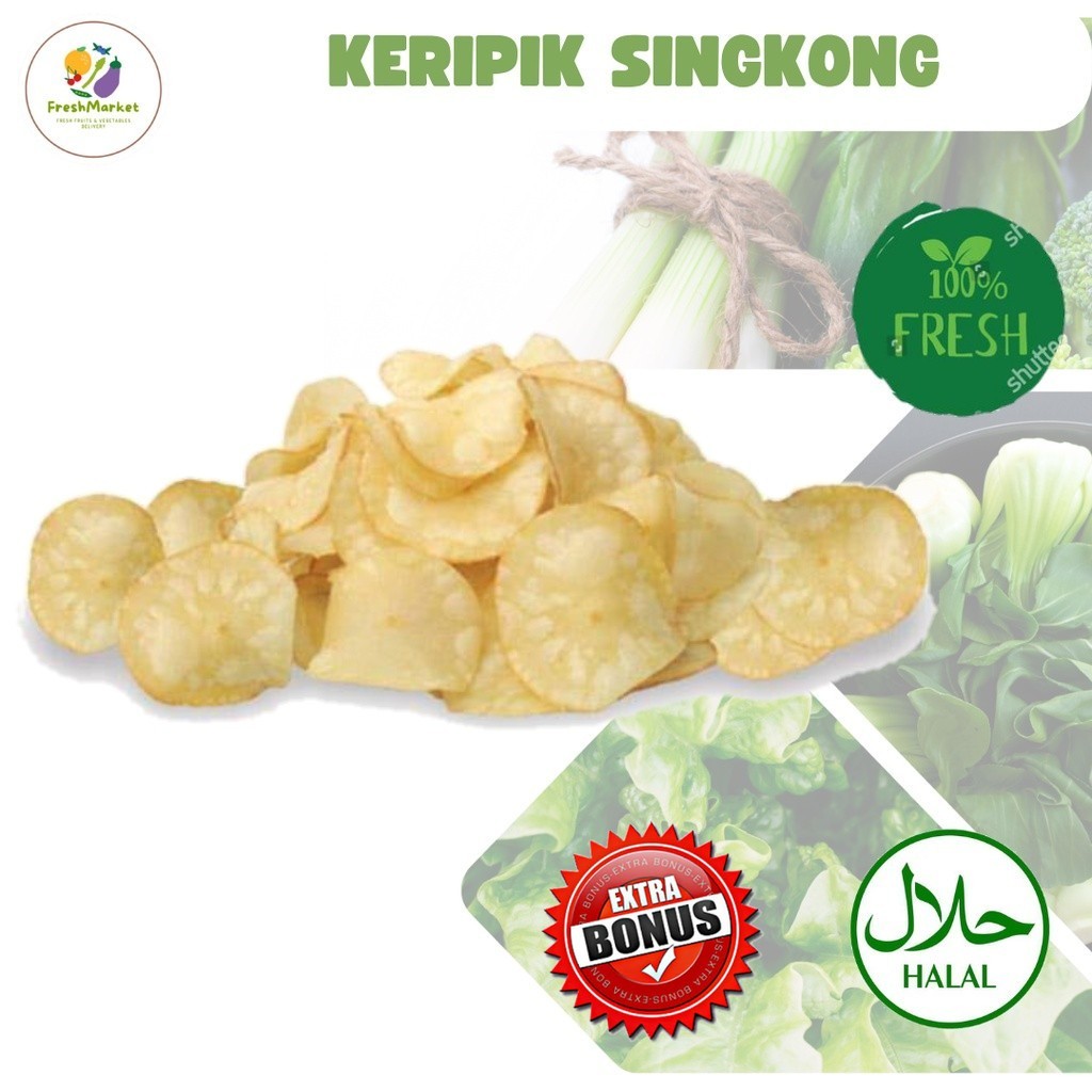 

Keripik Singkong Gurih 250 Gram Sayurinstant