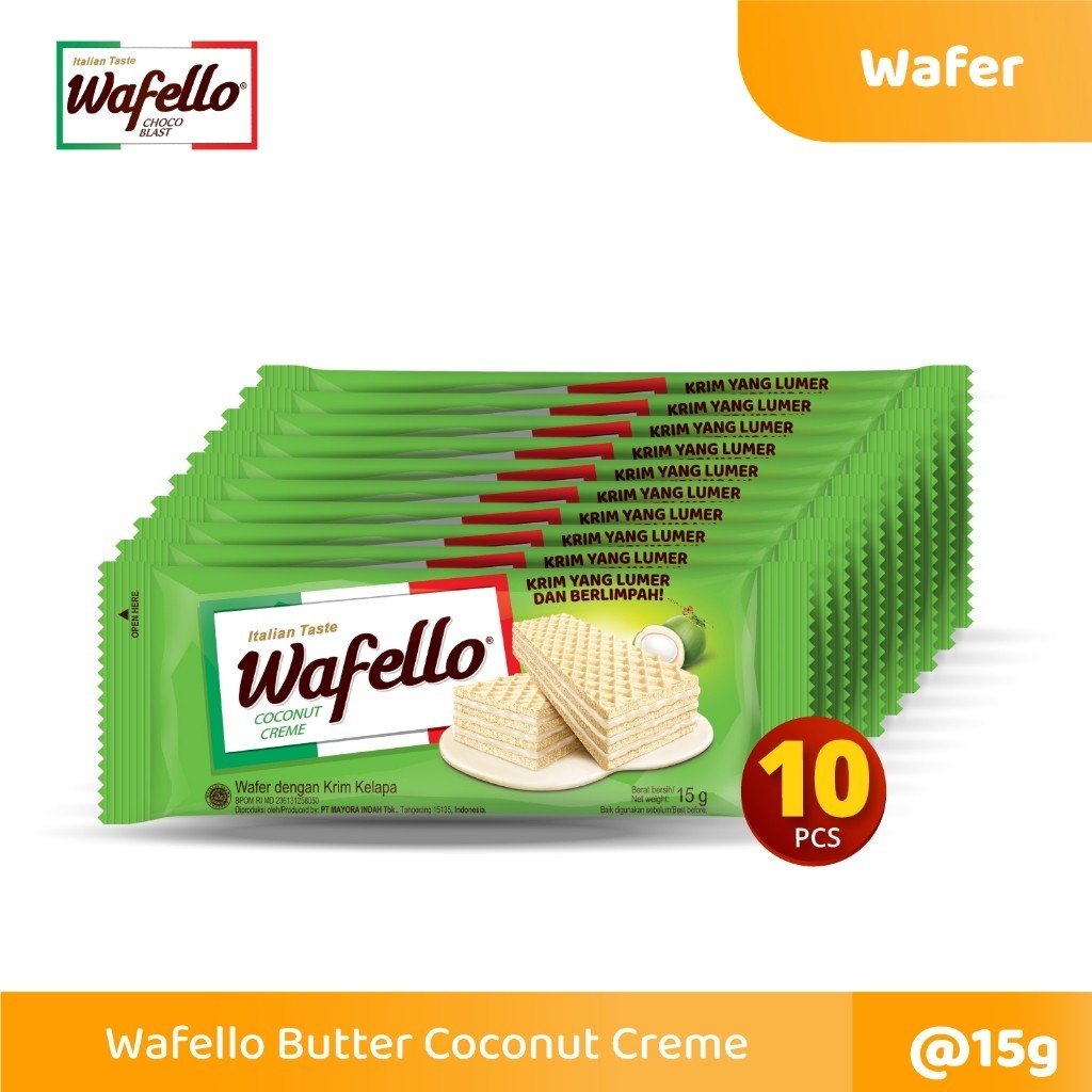 

Wafello Coconut Creme 10 Pcs @15 Gram