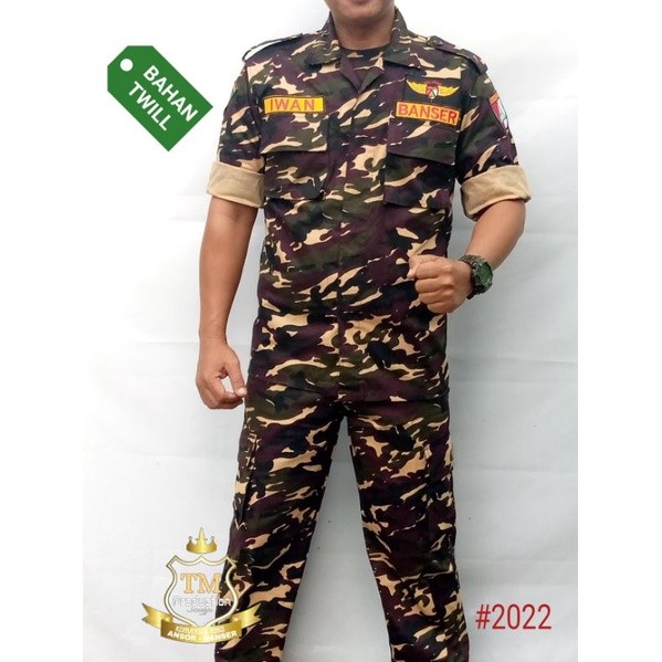 Seragam PDL banser bahan twill (GRADE A)