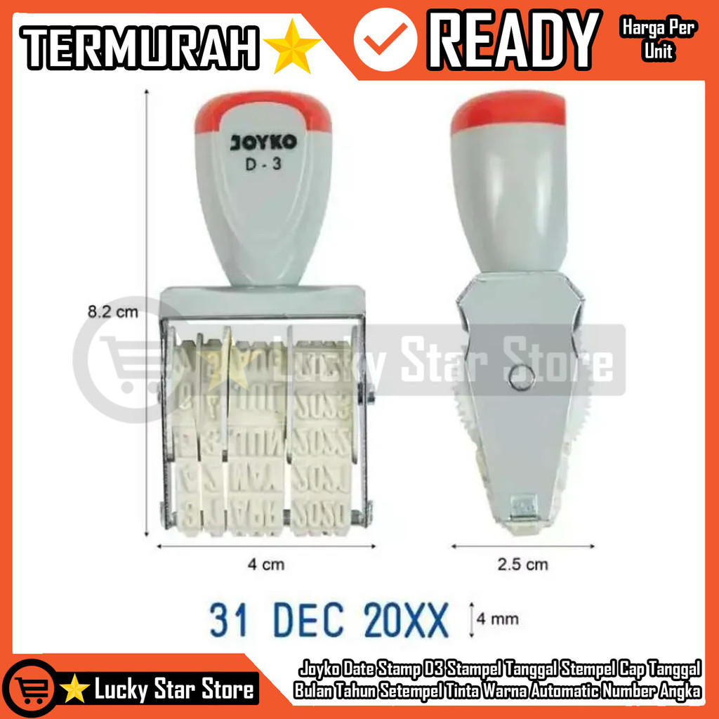 

Jk Date Stamp D3 Stampel Tanggal Stempel Cap Bulan Tahun Setempel Tinta Warna Stemp Automatic Number Angka Alat Pengecap Kertas Date Nomor Otomatis Self Inking Setampel Sekolah Kantor Perlengkapan