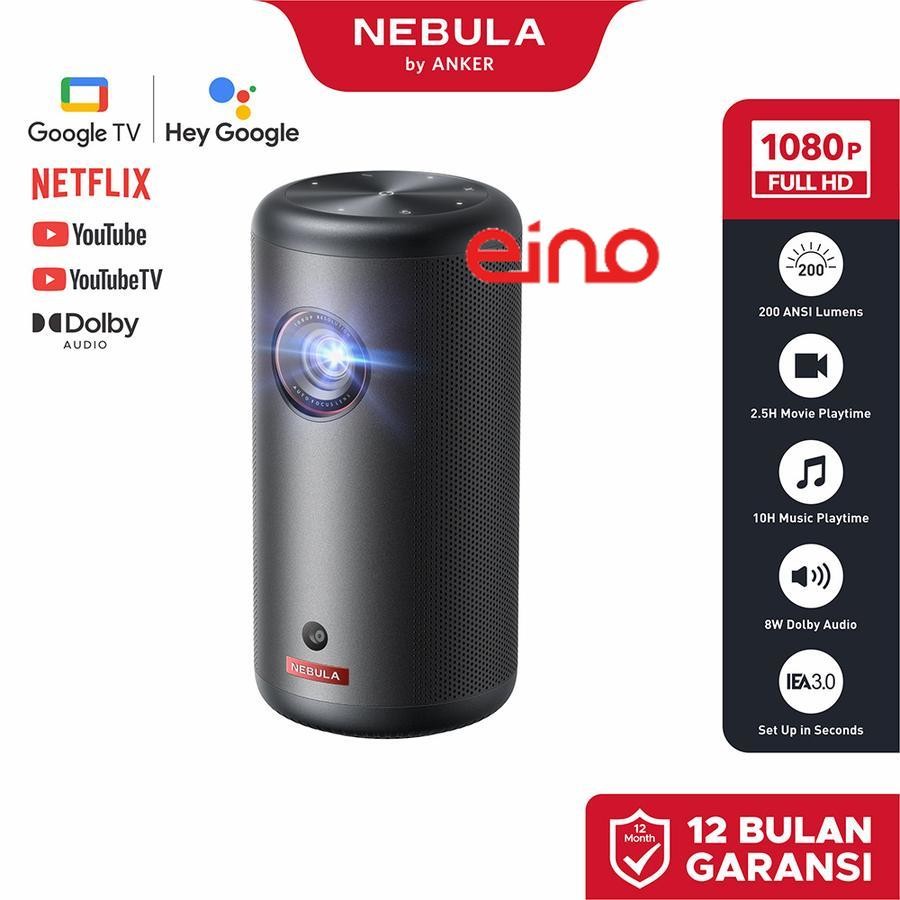 Anker Nebula Capsule 3 GTV Projector 1080P Smart Mini Projector - D2425