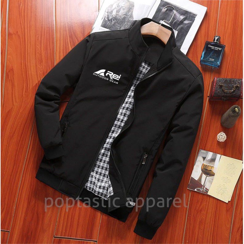 Jaket Pria REI Outdoor Semi Waterproof Anti Air Jaket Harrington Musim Dingin