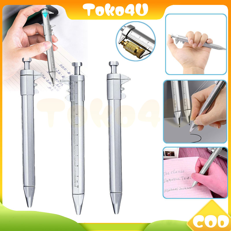 

alat pen ukur sigmat ballpoint multifungsi/pulpen jangka sorong/pen ukur ballpoint multifungsi measuring tool scale ruler/