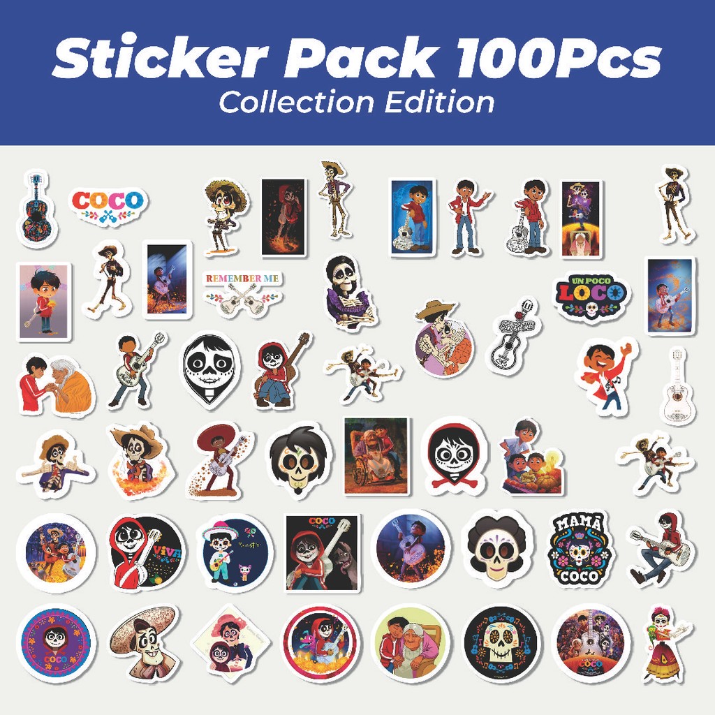 

Hot Stiker Coco Disney Lucu Anti Air Stikers Berperekat Waterproof Sticker Decal Buat Motor Helm Buku Journal Koper Casing HP Laptop Botol Minum