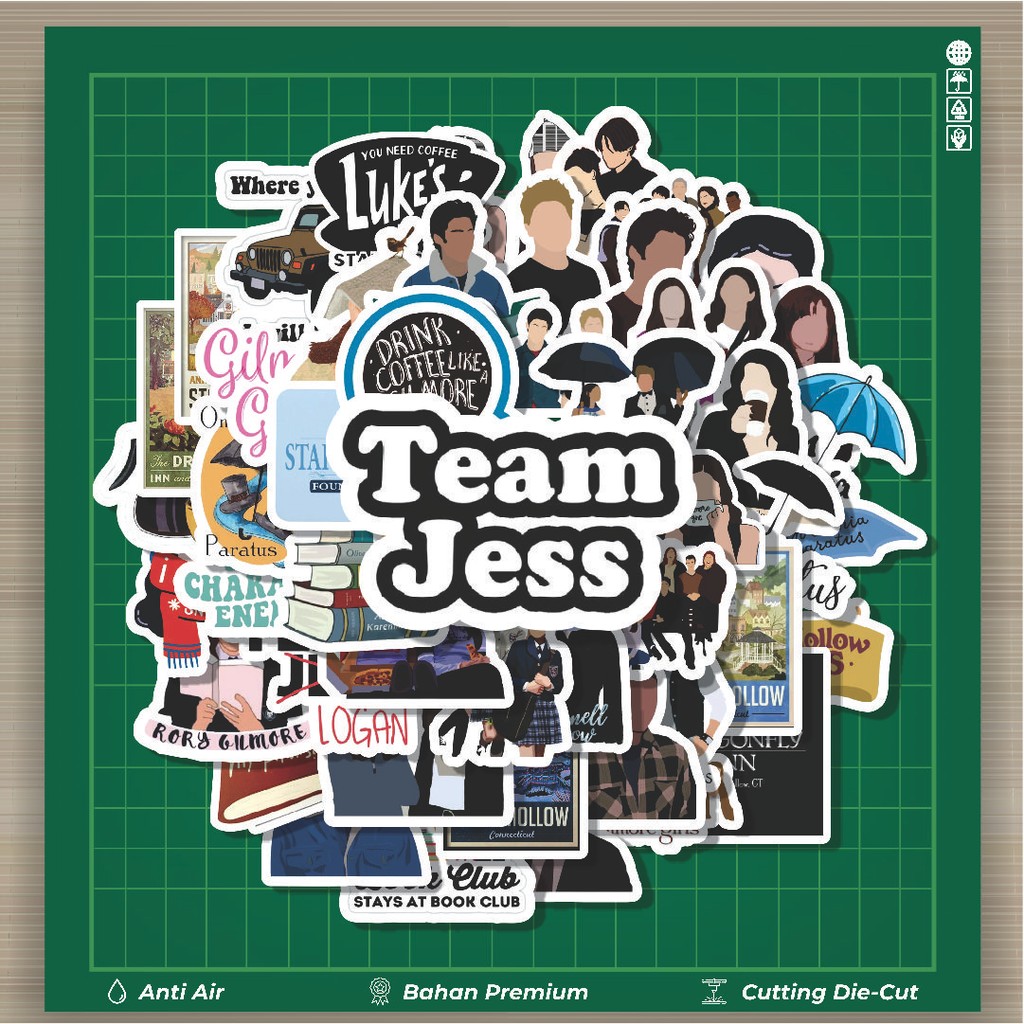 

HOT 50 PCS STIKER Stiker Gilmore Series Stiker Fashion Cars Decal Dingin Kartu Album Custom Vinyl Anti Air- Sticker Aesthetic Buku Journal Koper Casing HP Tablet Laptop Helm Motor Botol Minum