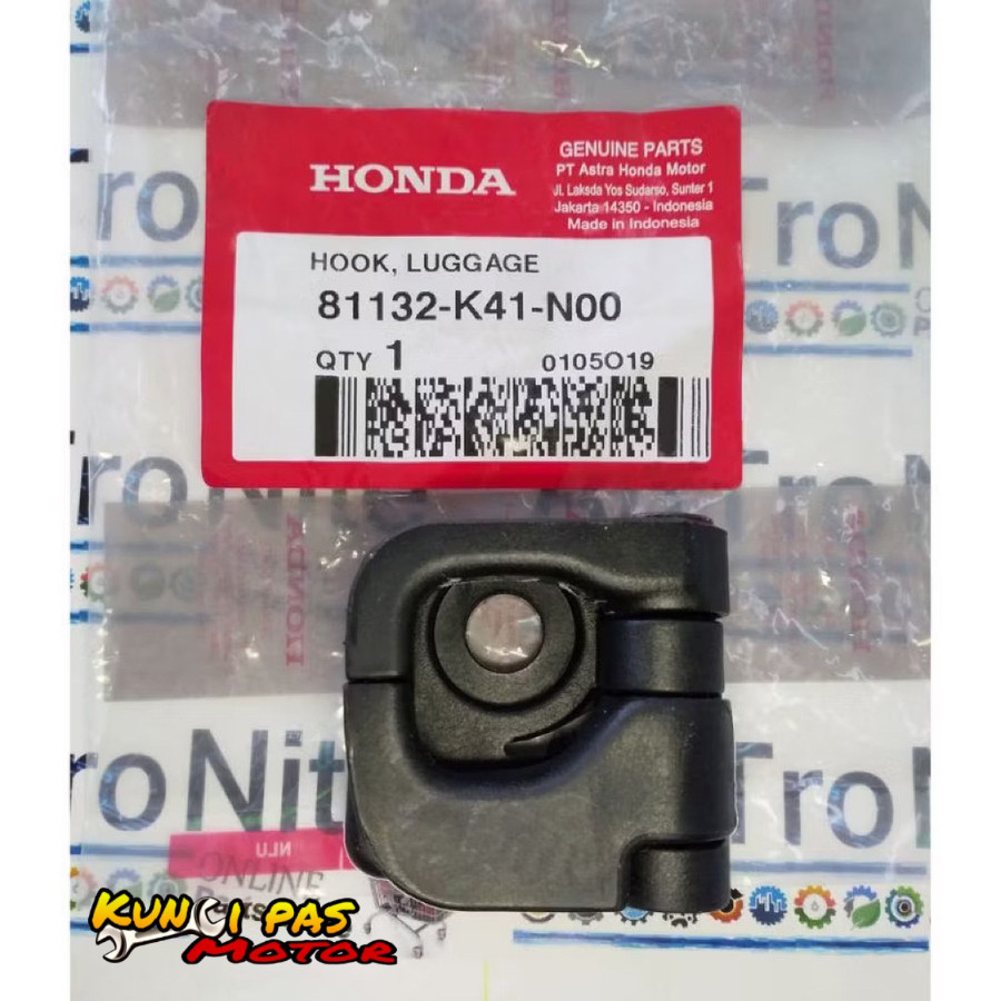 Hook Luggage Gantungan Barang Cantelan Barang Vario 110 Fi, Supra X 125 Fi K41 Original Kuncipas Mot