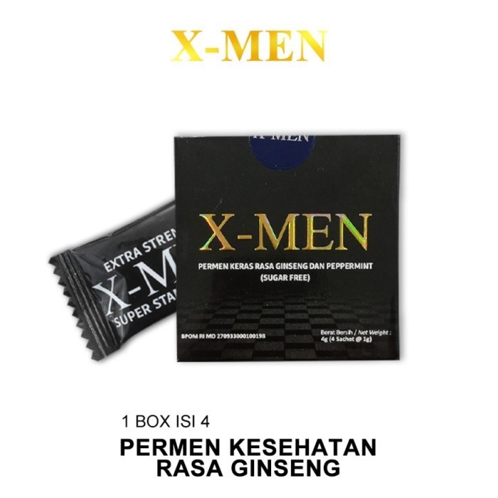 

Lancar24- XMEN Permen Stamina Pria 1 Box Isi 4 - Permen Kesehatan Pria X-MEN Permen X MEN Candy XMEN