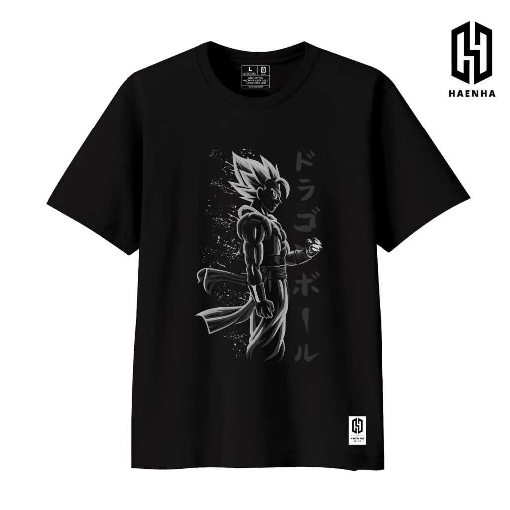 KAYDEN STORE  Series Dragon Ball Goku Baju Kaos Distro - Tshirt Sablon Unisex