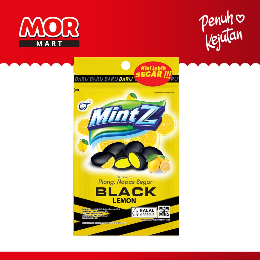 

MINTZ Black Lemon Pocket Permen Candy 40 gr