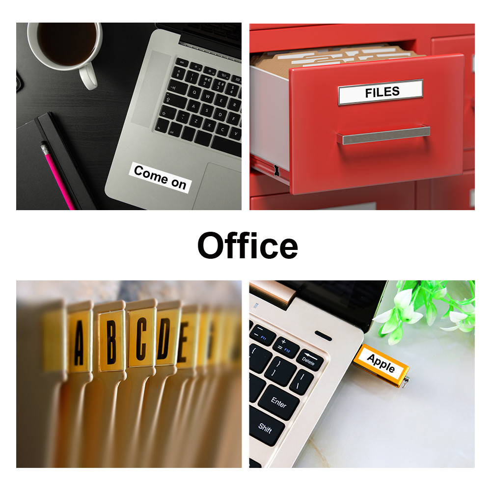 

Absonic Mixed Color Printer Ribbon XR-18X XR-18WE XR-18RD XR-18BU XR-18YW XR-18GN 18mm Label Tape Compatible for Caiso Labeler